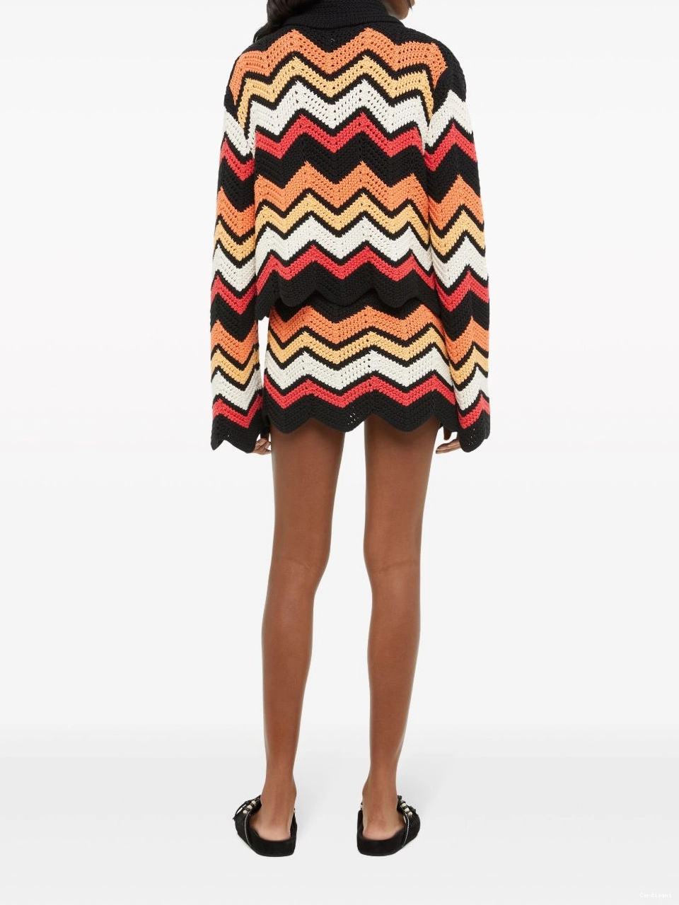 Cheap Kaleidoscopic Alanui Women jacket knitted chevron 0406